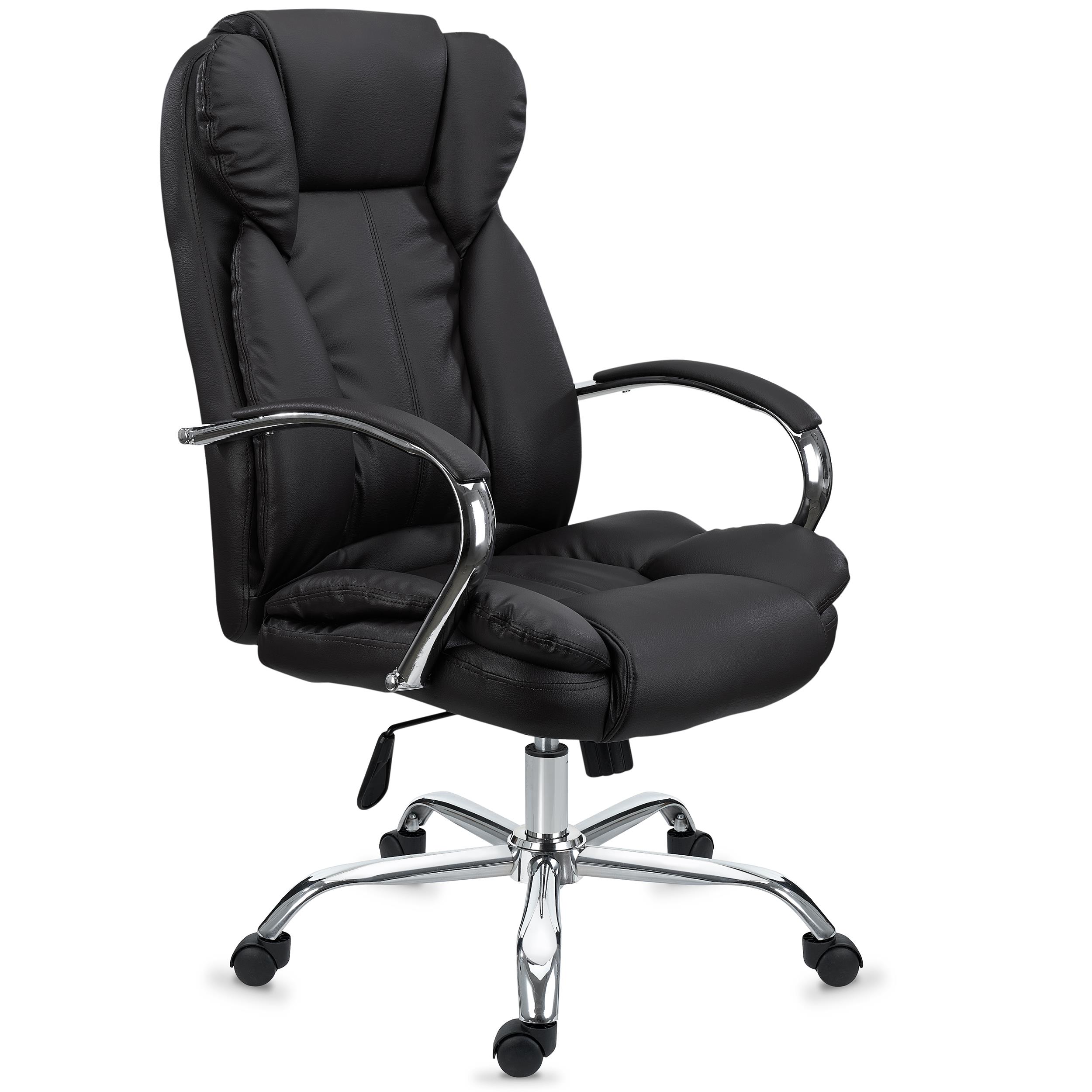 TO-329 chaise d'ordinateur de bureau de retour à la maison confortable de  simple fauteuil roulant coulissant noir