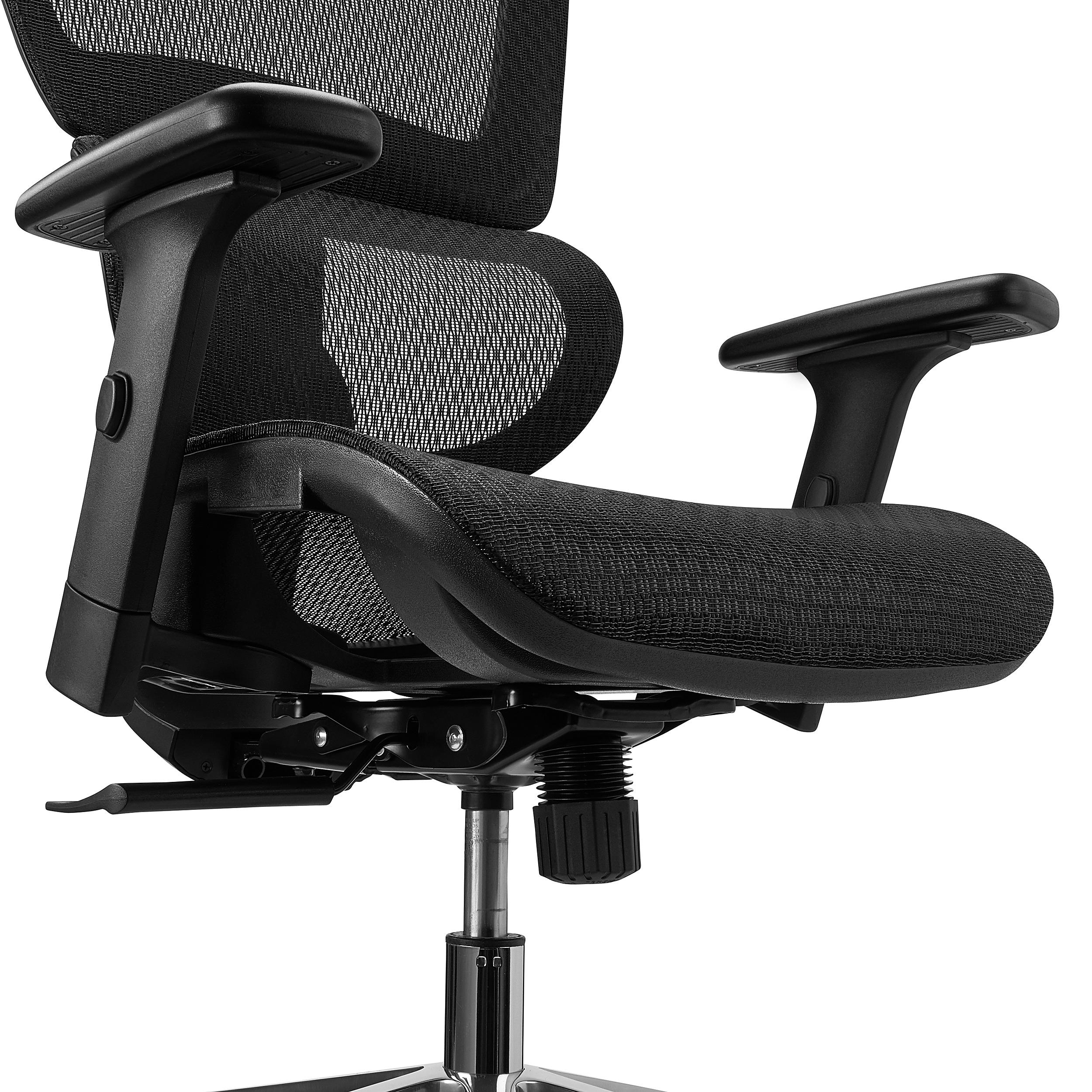 Chaise de bureau Joy Comfort - Ergonomique - Noir