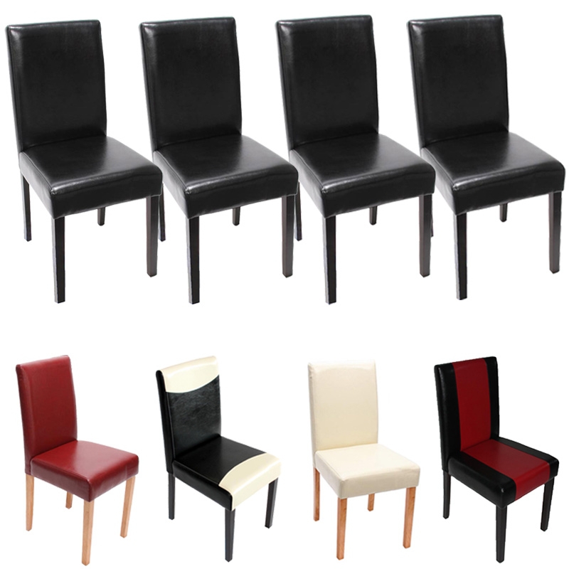 Lot de 4 chaises empilables TELA / Noir