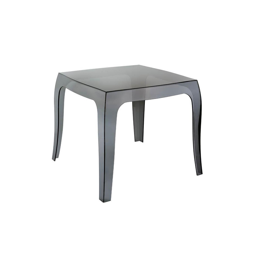 Table d’appoint SOPHIE, Design Exclusif, 50x50 cm, Empilable, Noir